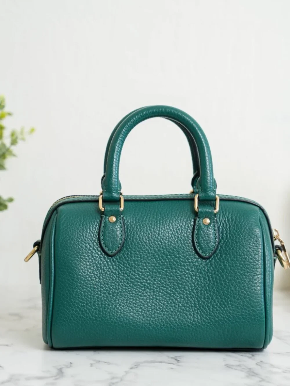 Coach CW328 Mini Rowan Crossbody Bag in Emerald NWT